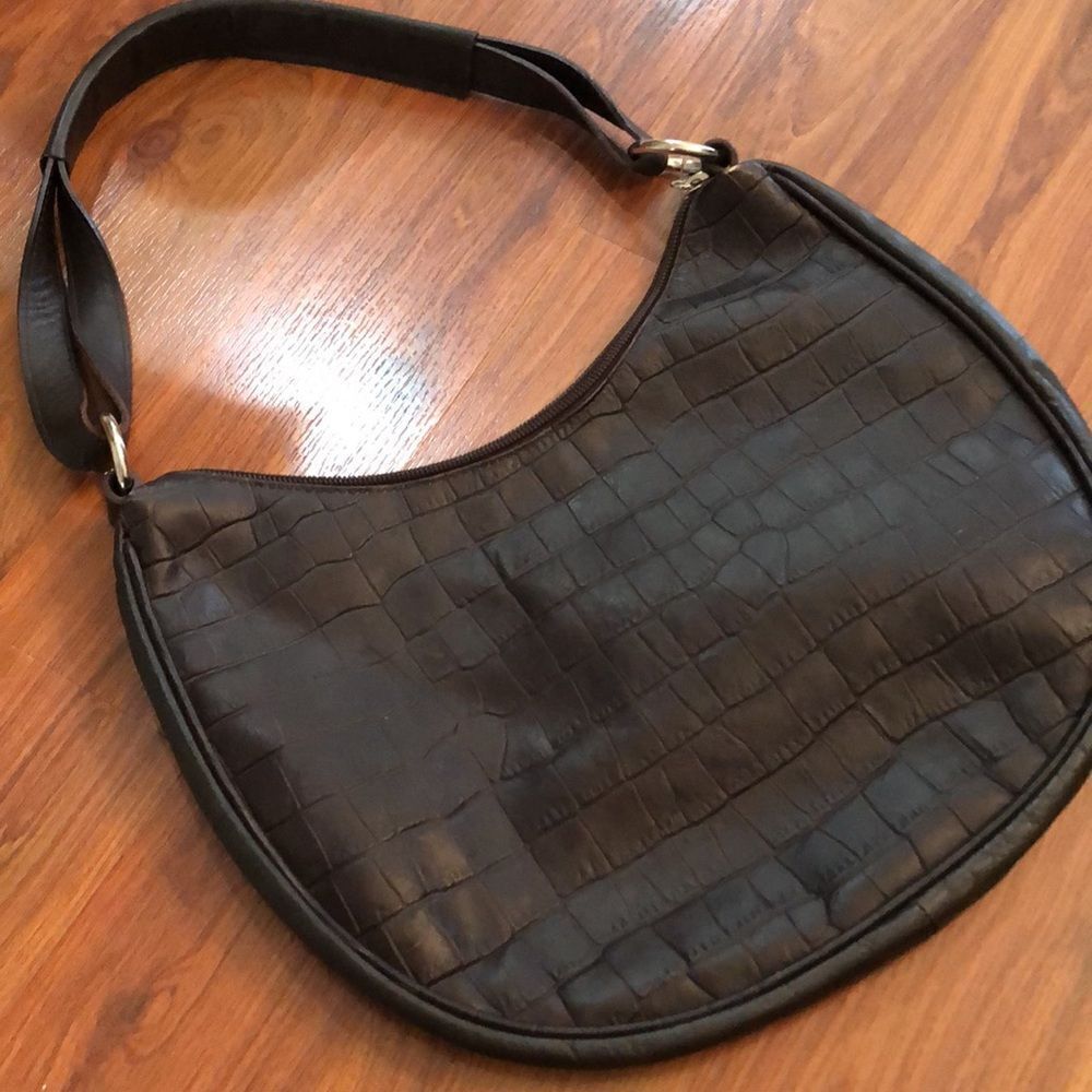 Maurizio TAIUTI Made in Italy leather hobo handbag.black - Picture 9 of 9